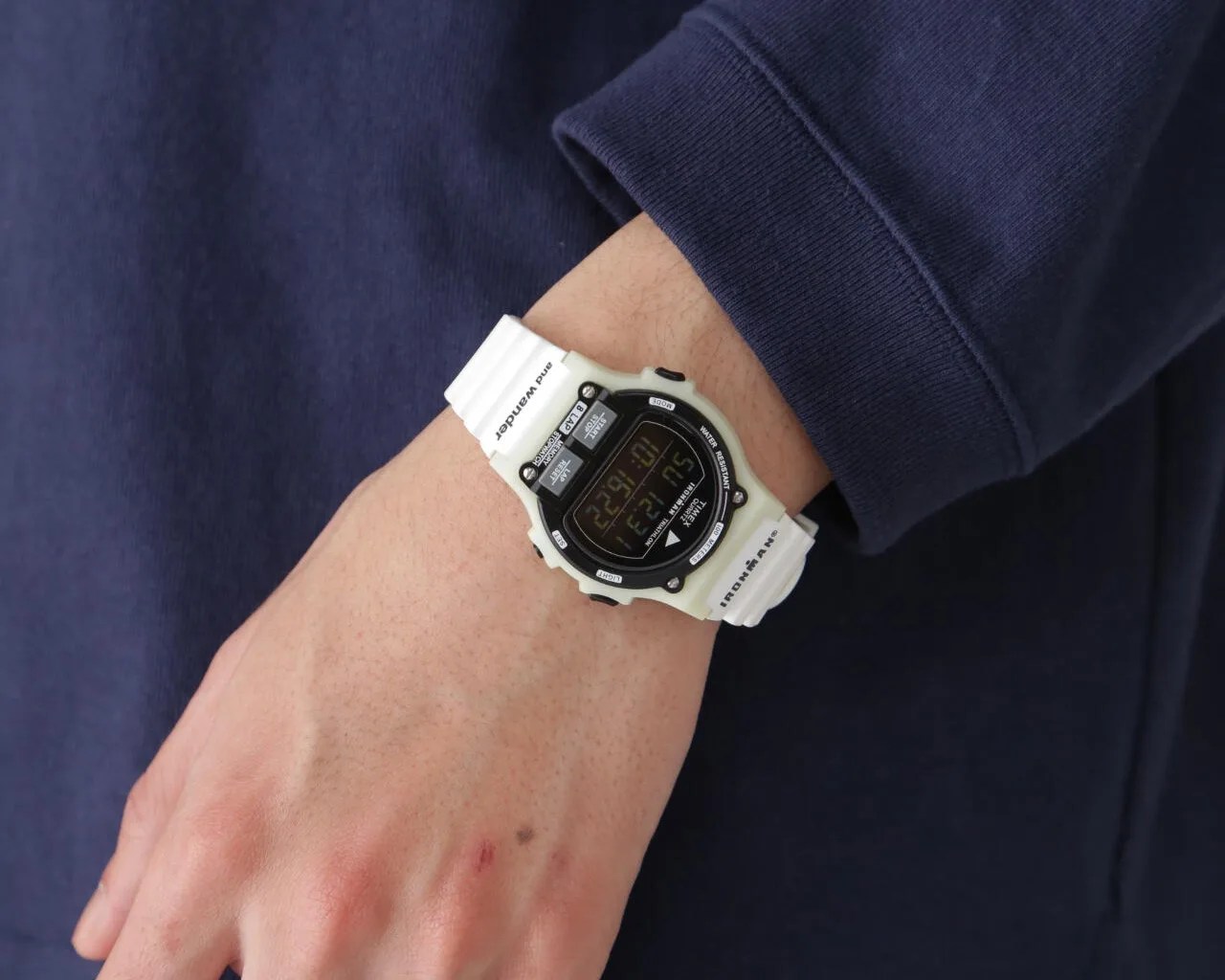 white timex ironman watch