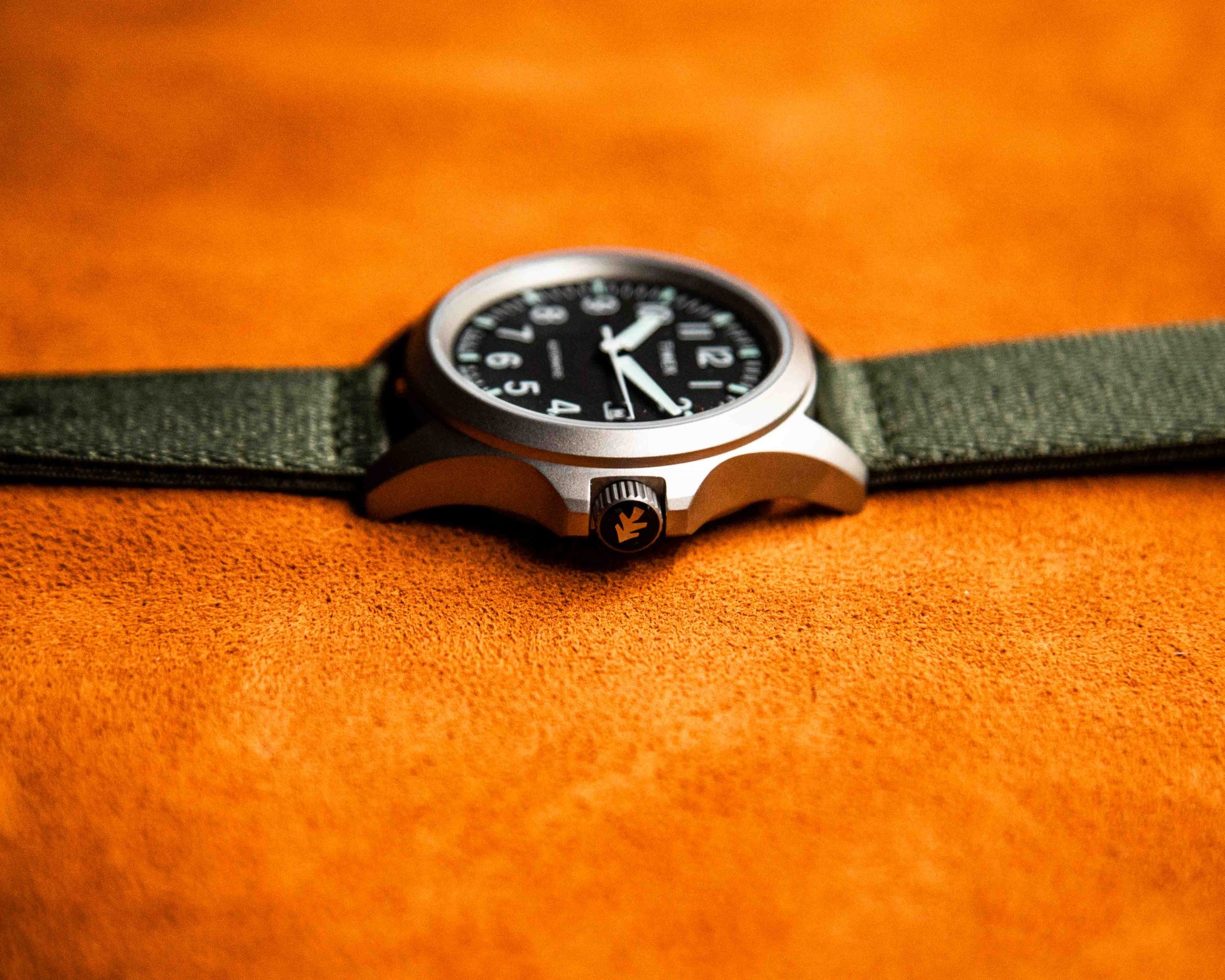 timex titanium field watch