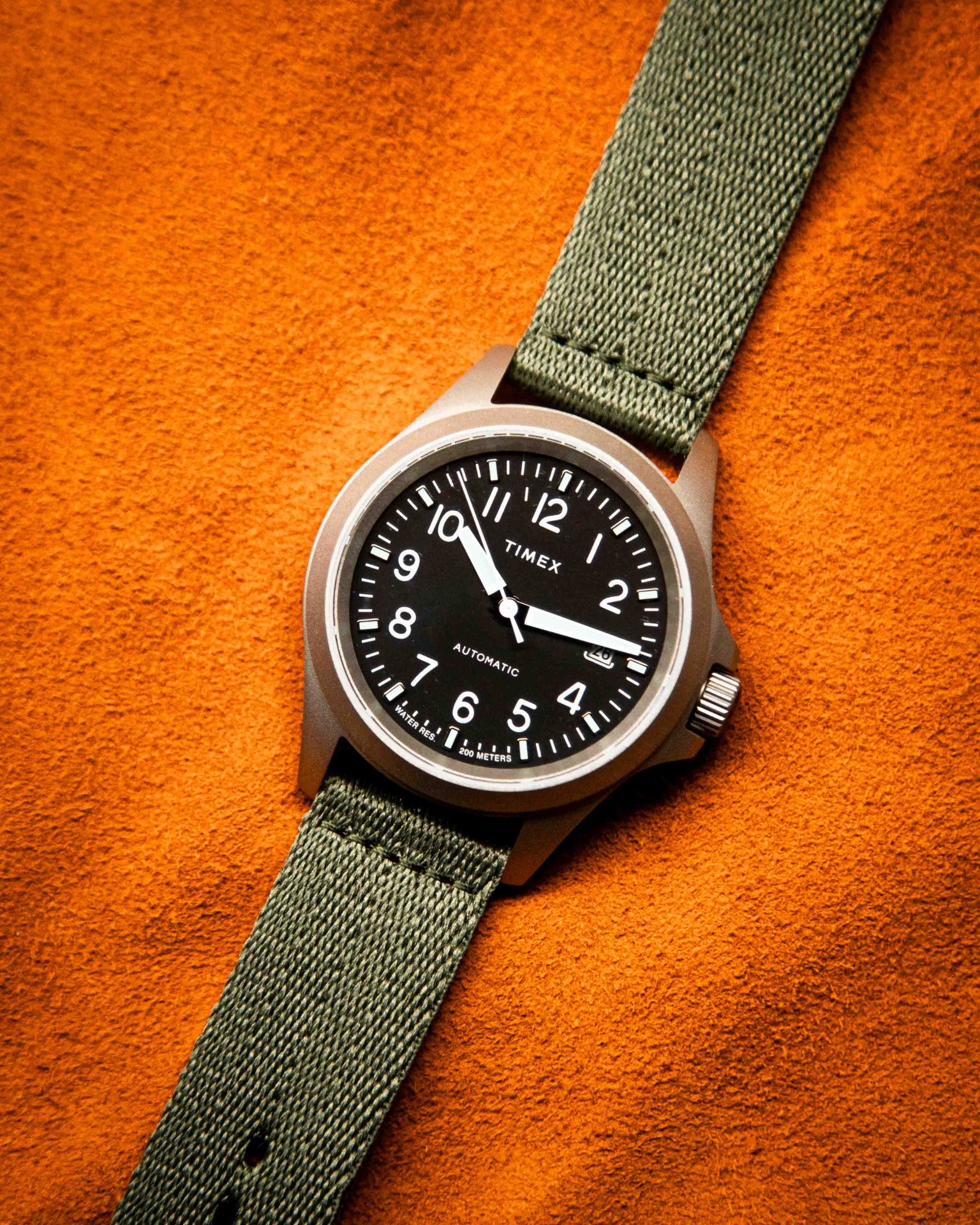 timex titanium field watch