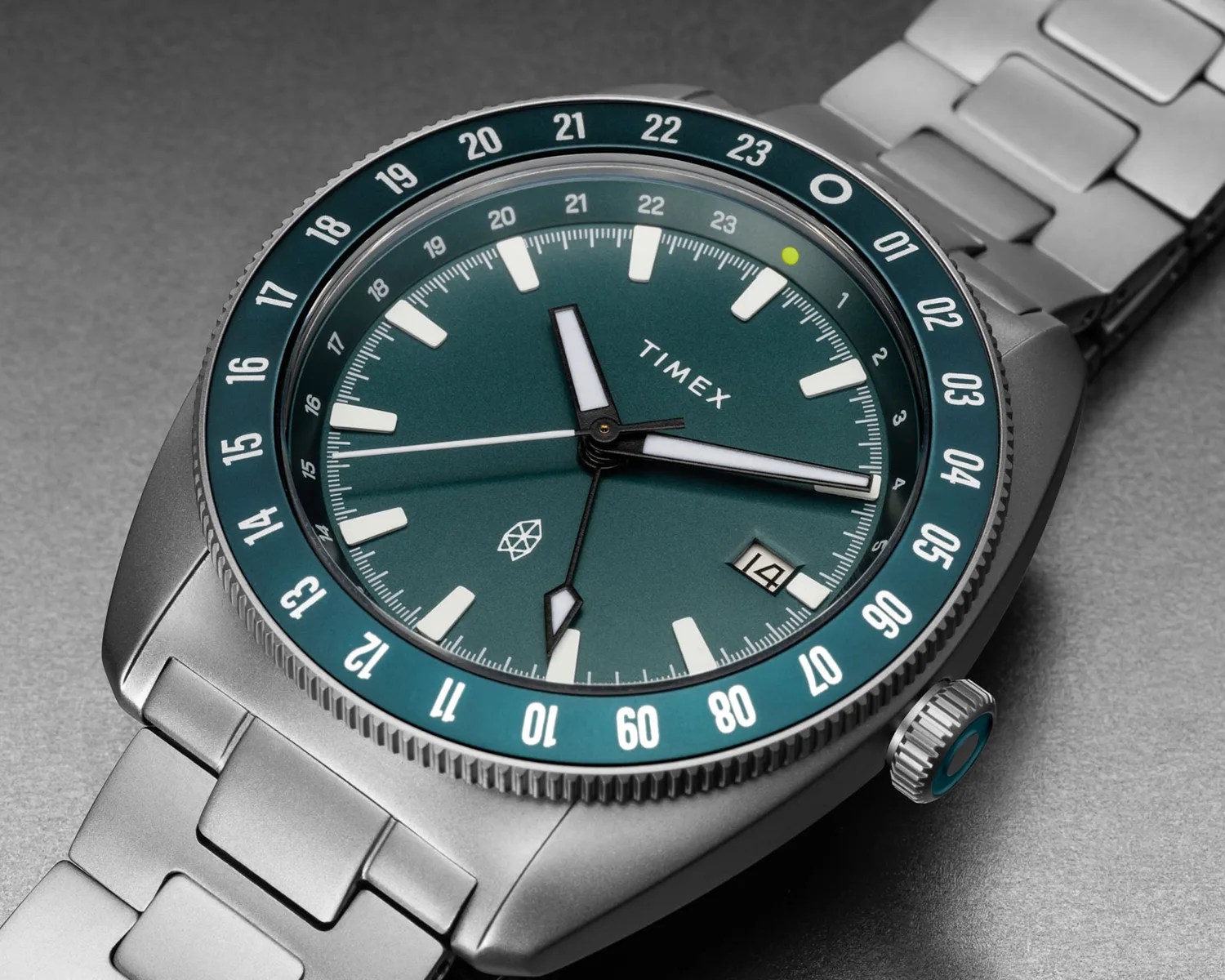 a timex x the james brand gmt watch