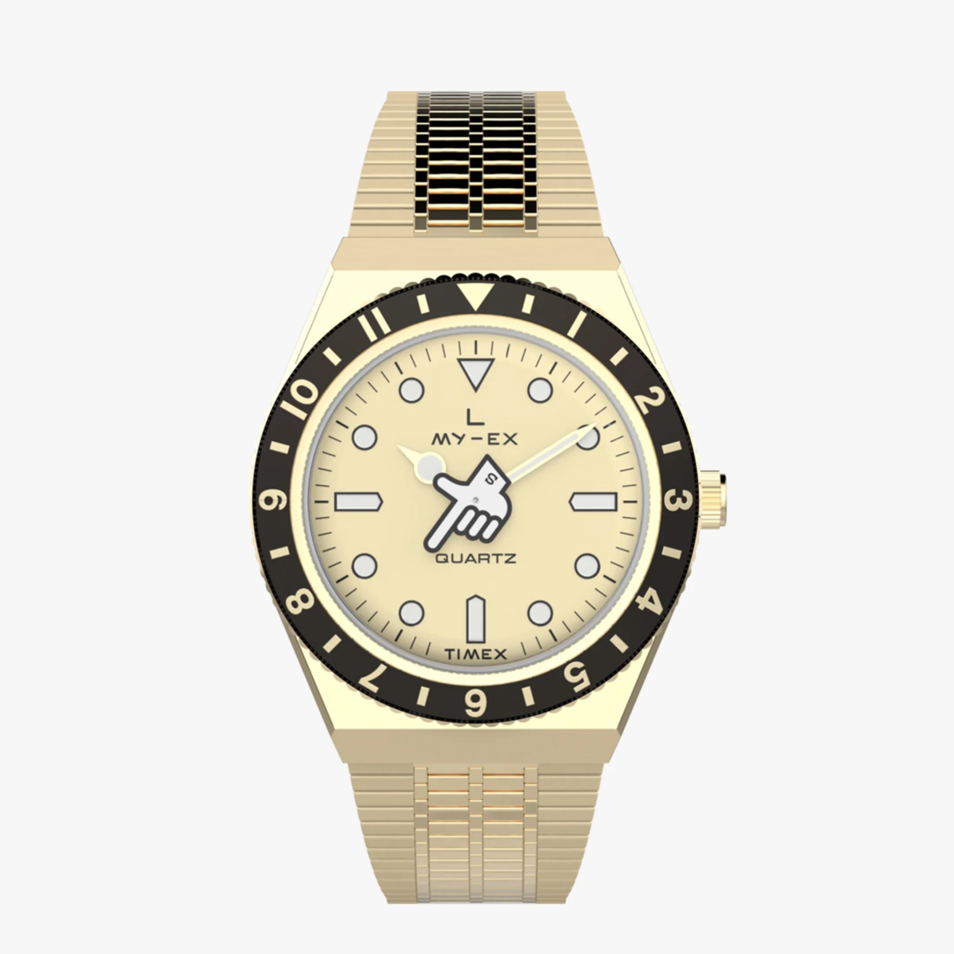timex gold watch
