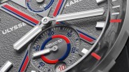 a closeup of a ulysse nardin Diver NET Vendée Globe dive watch