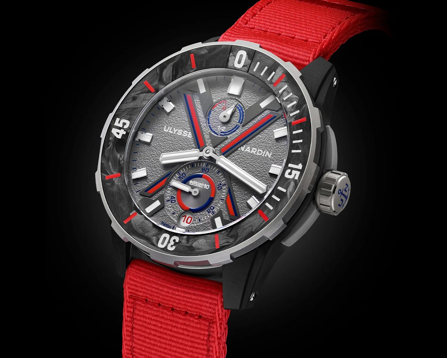 a ulysse nardin Diver NET Vendée Globe dive watch