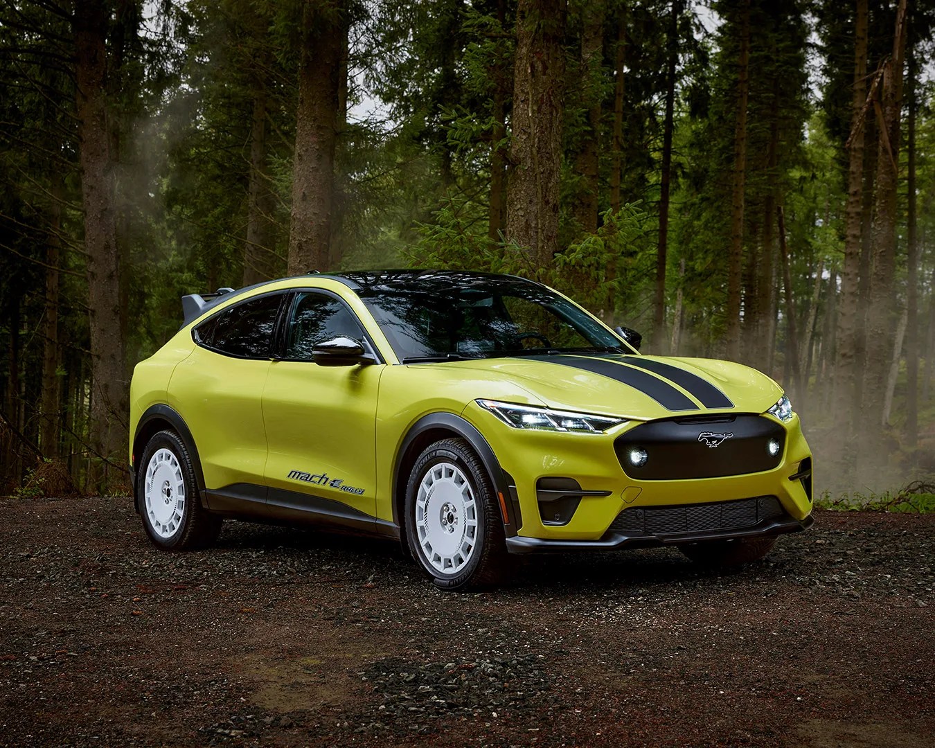 2025 Ford Mustang Mach E Rally car