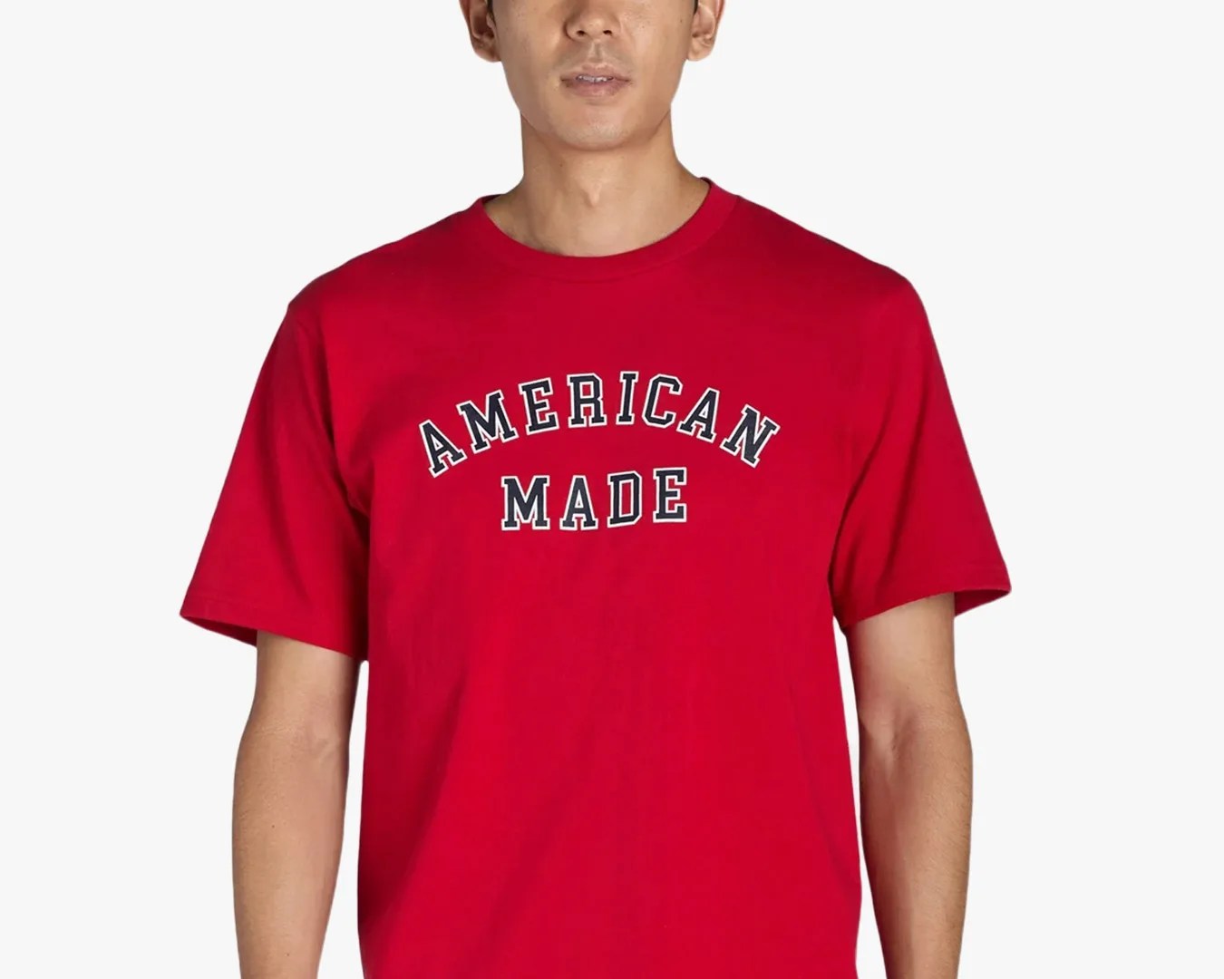 man wearing American Giant Unisex USA Made in America Tee