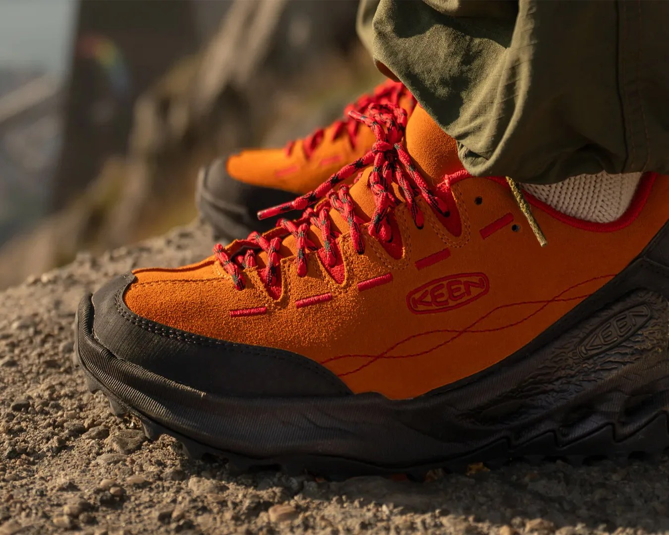 Keen Jasper Zionic sneaker in orange