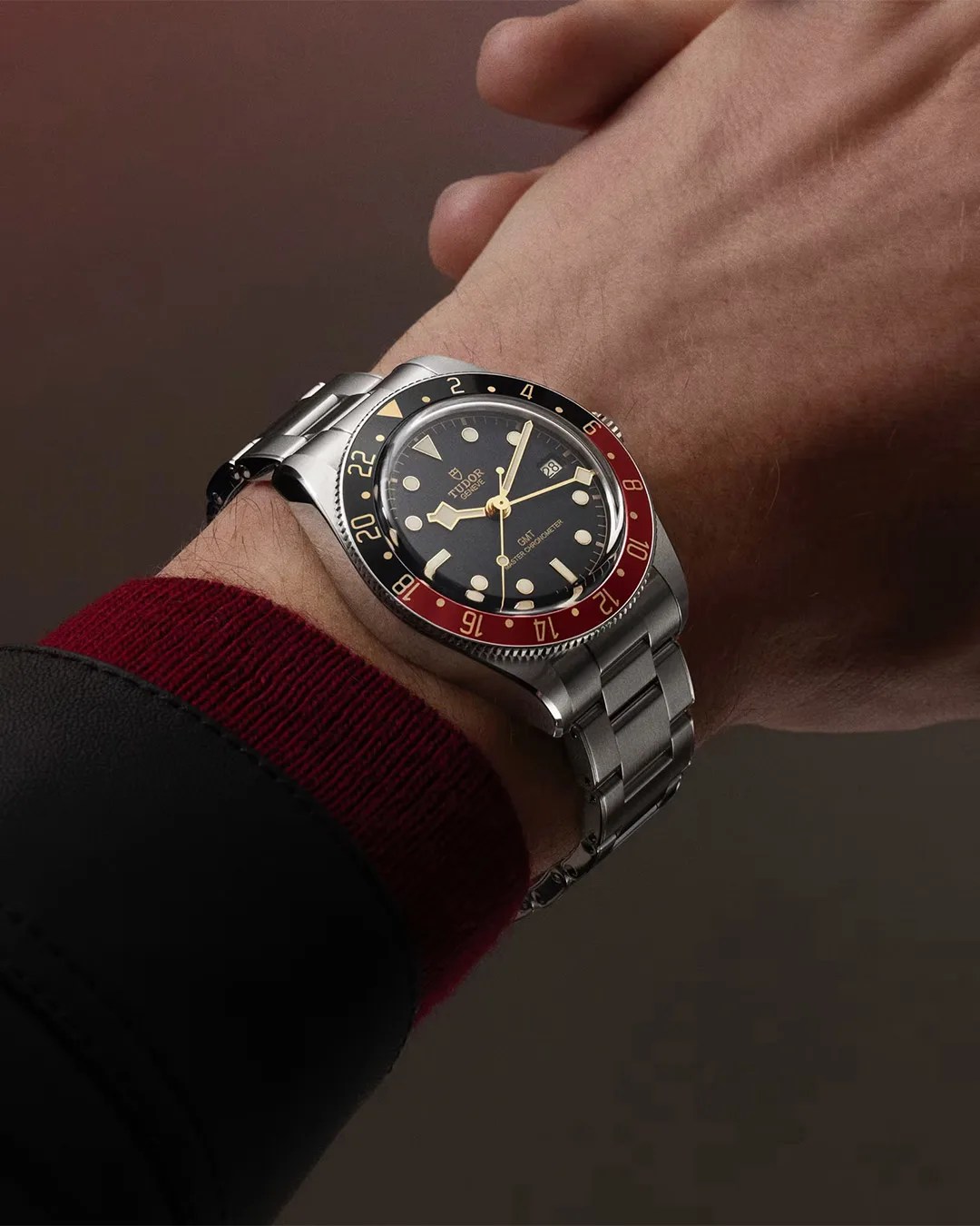 Tudor Black Bay Fifty-Eight GMT Watch worn on wrist
