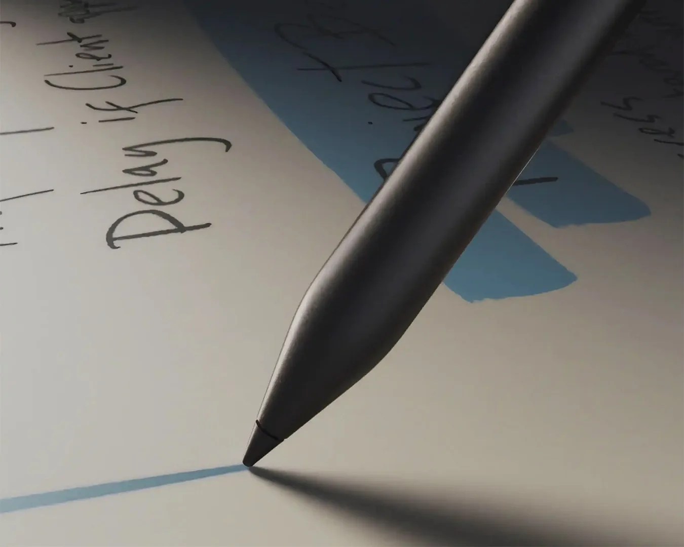pen writing on reMarkable Paper Pro
