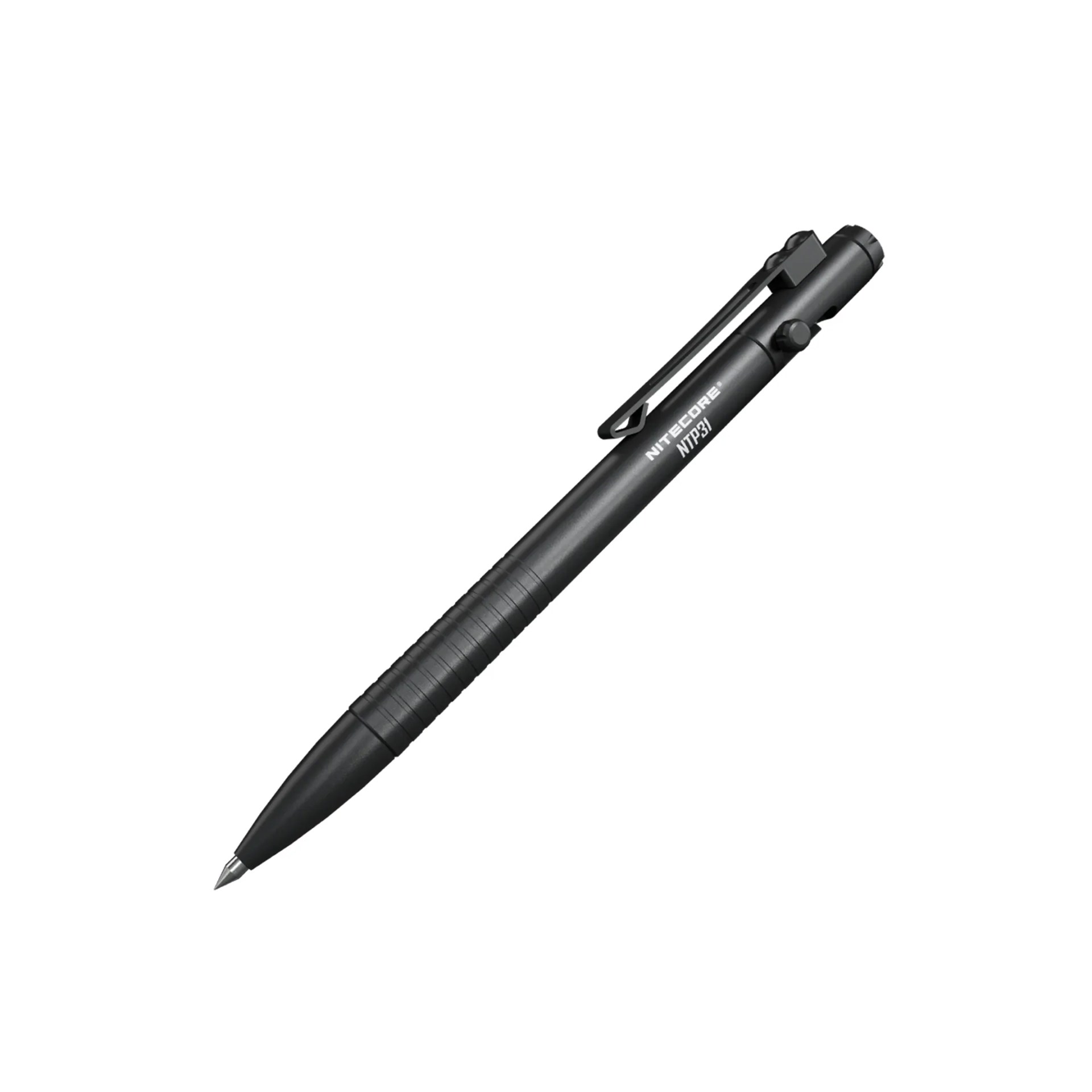 Nitecore NTP31 Bolt Action Pen on white background