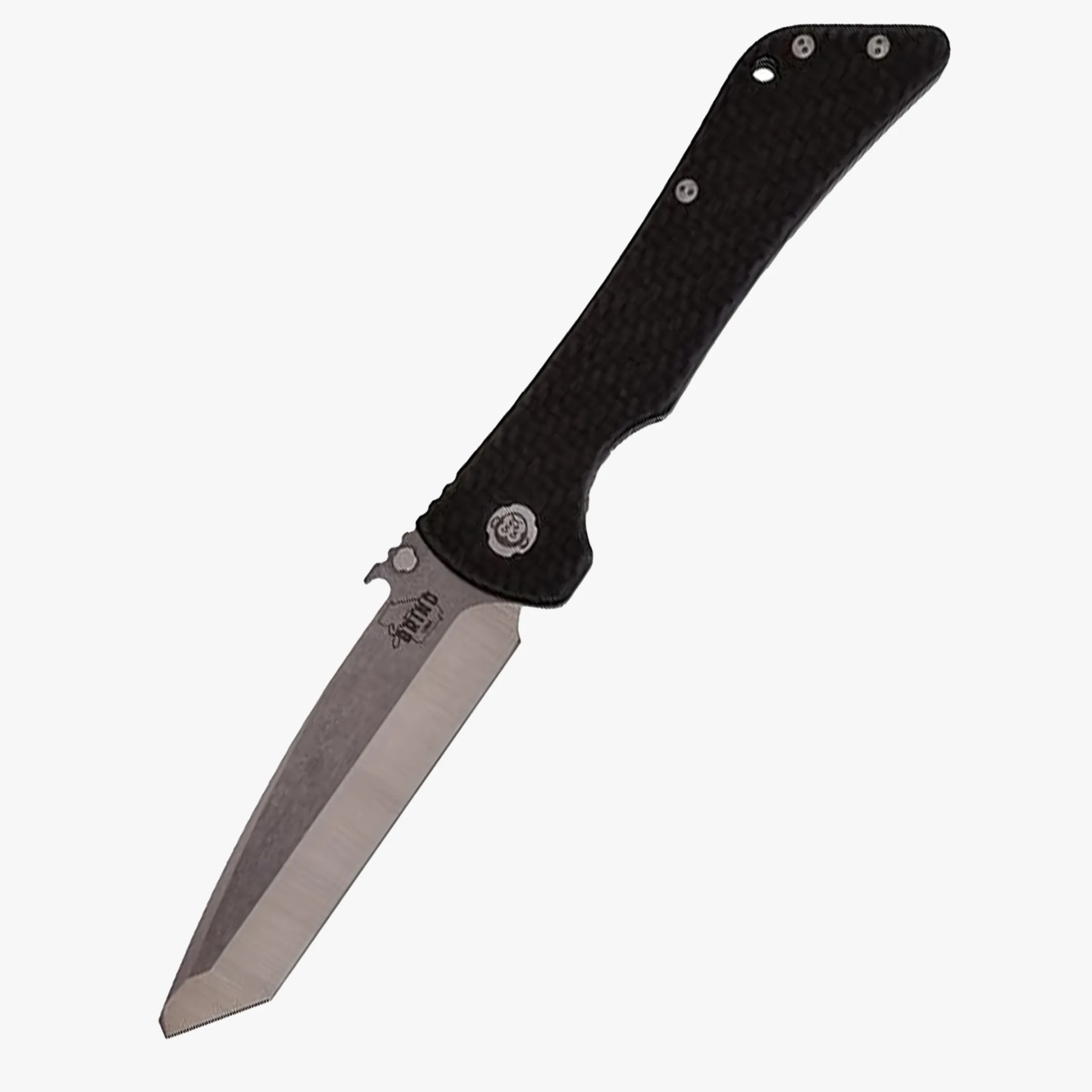 Southern Grind Bad Monkey Emerson knife on gray background