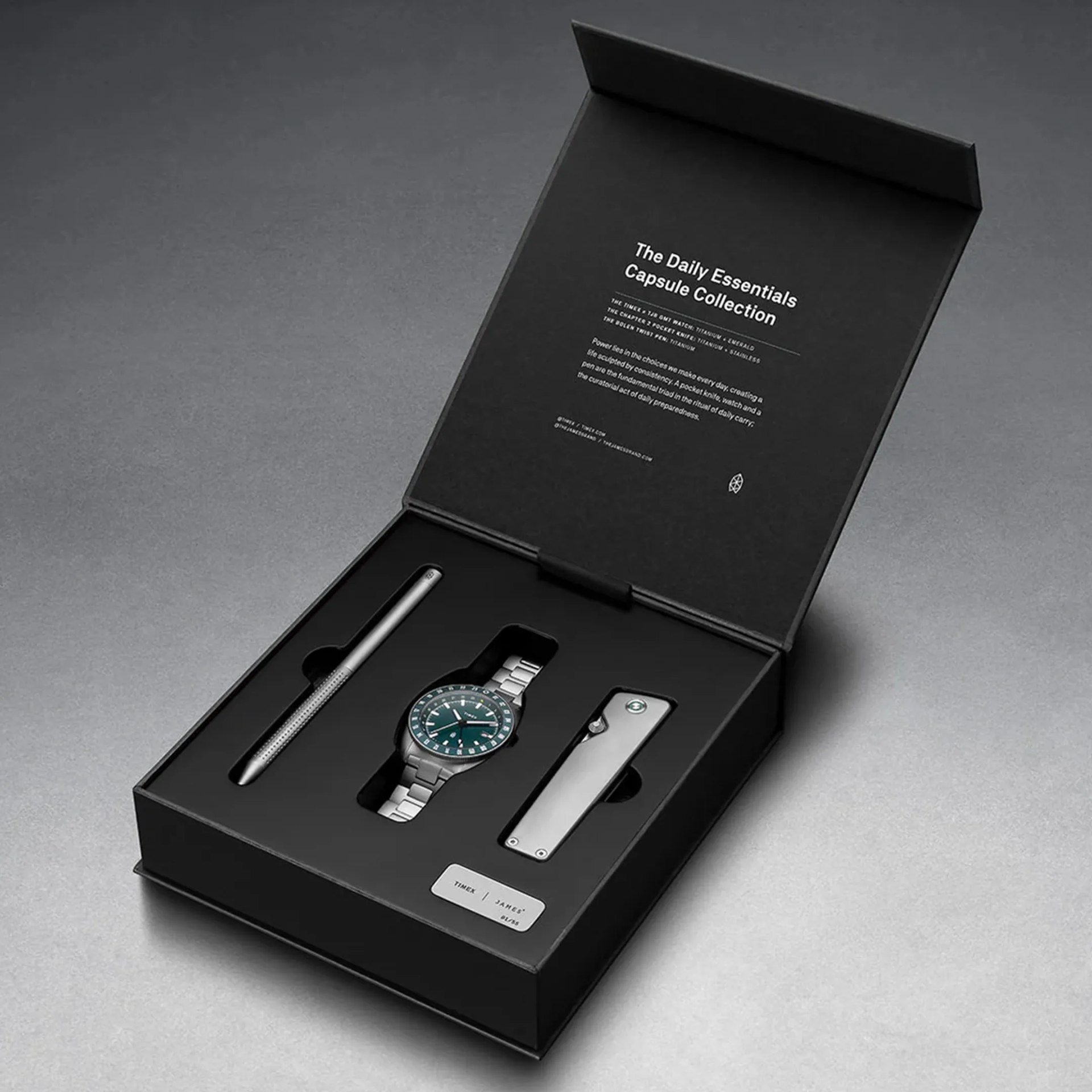 The James Brand × Timex Daily Essentials Capsule product