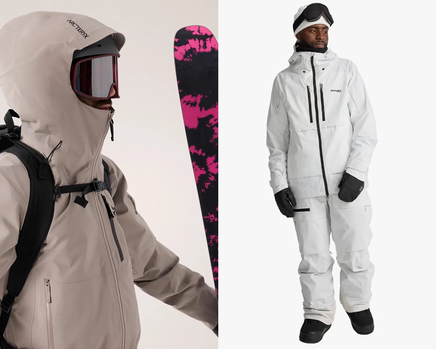 arc oyuki snow apparel