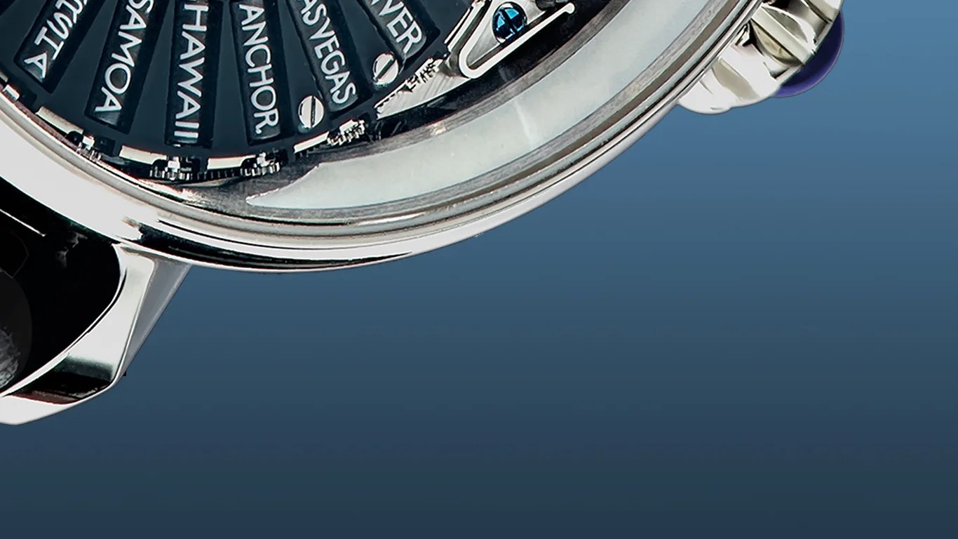 a closeup of a bovet watch