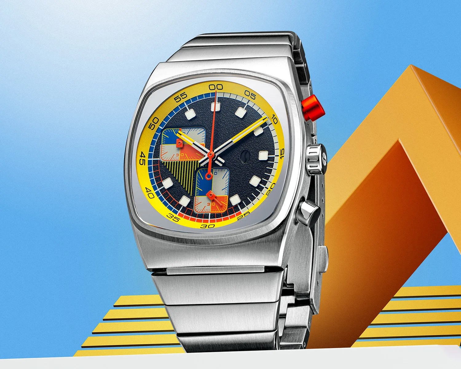 a brew chronograph watch