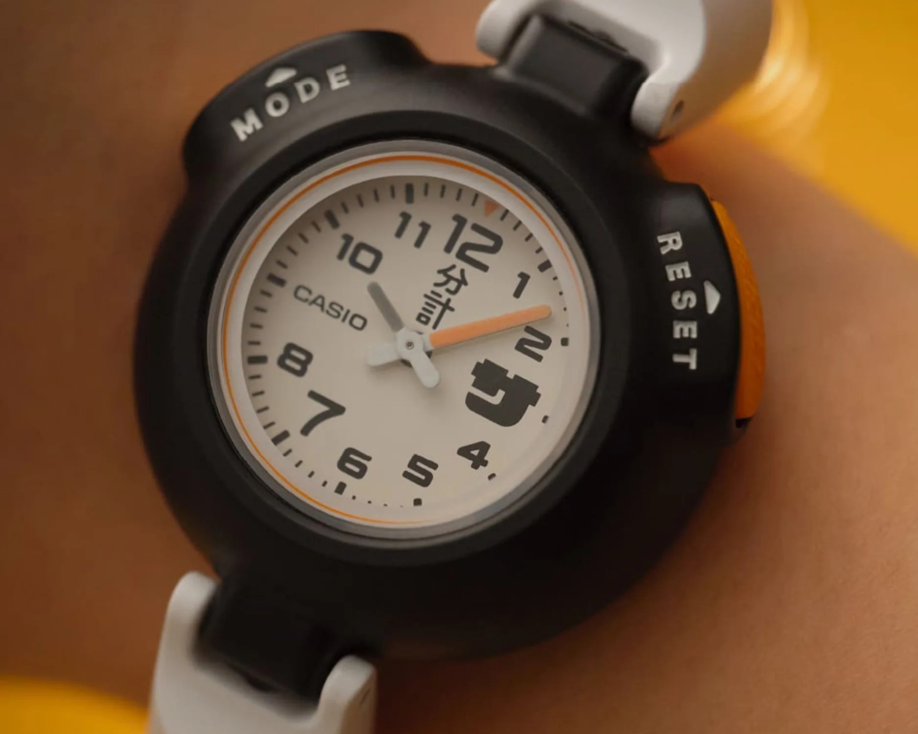 casio watch on a wrist