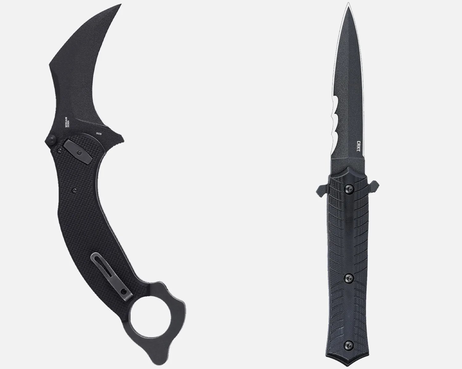 crkt du hoc and xolotl side by side