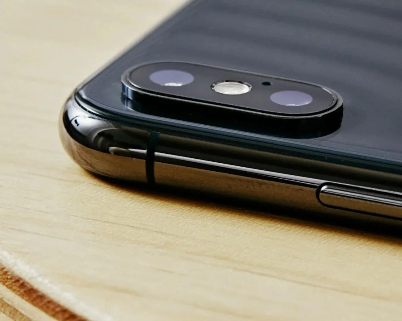 side of apple iphone