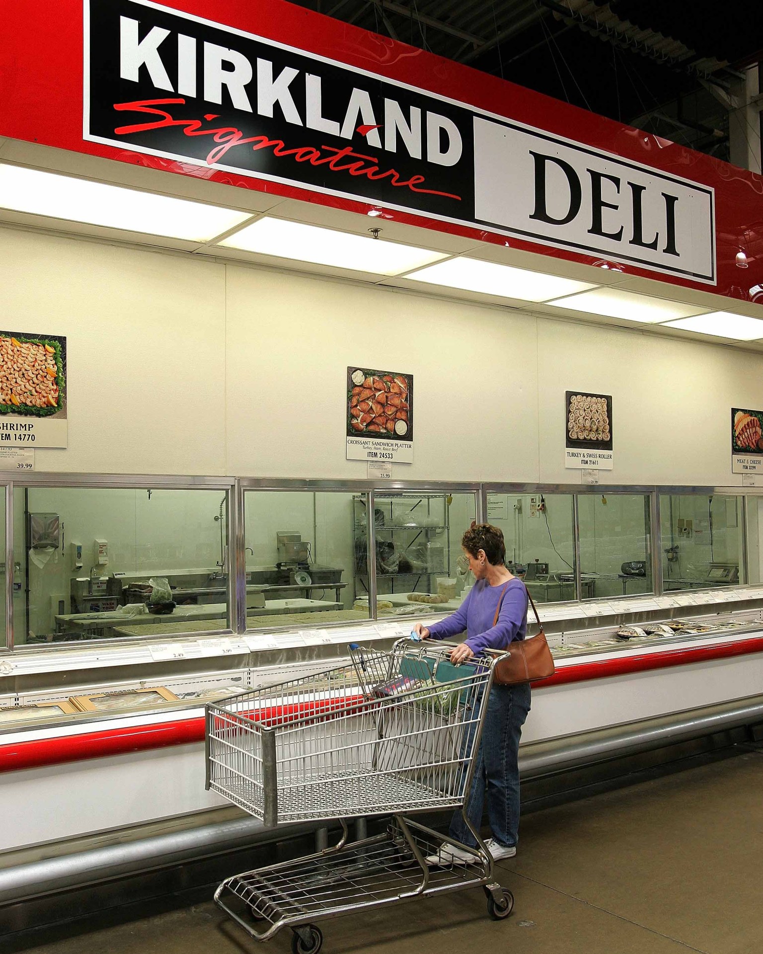 shopper at costco