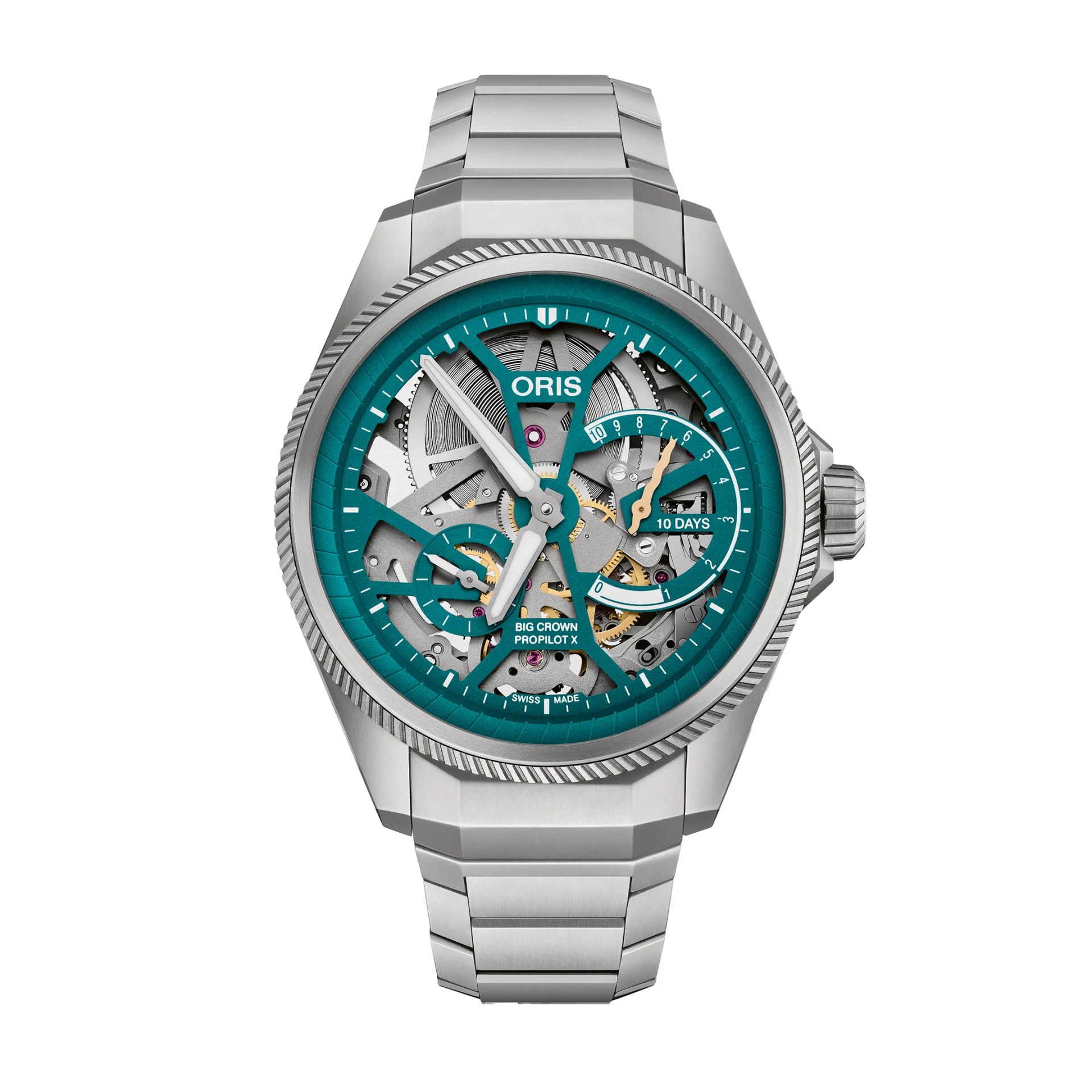 an oris skeleton watch
