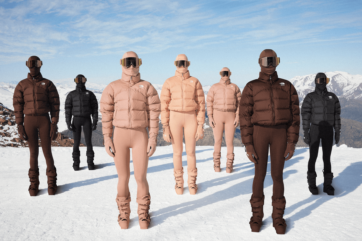 skims x tnf on mountain