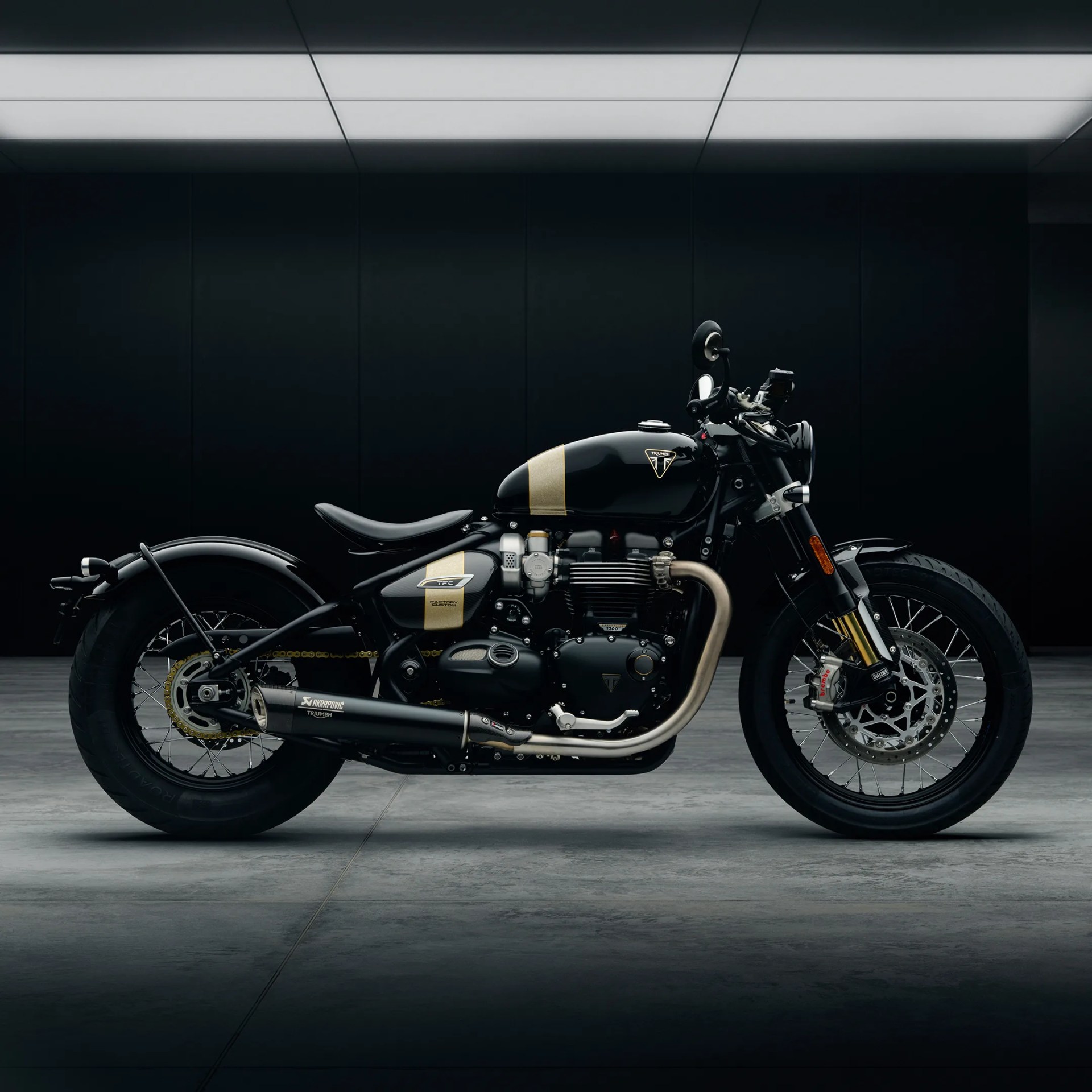 triumph bonneville bobber tfc