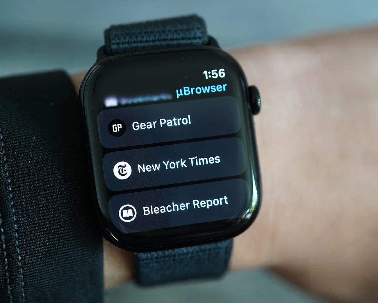 µBrowser: Watch Web Browser