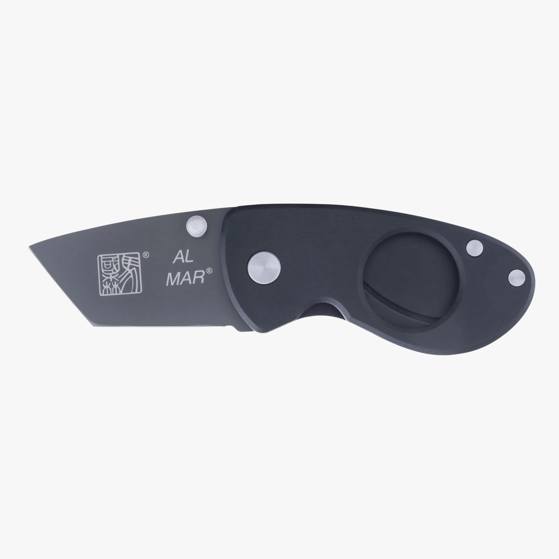 Al Mar Havana Clipper Cigar Cutter on gray background