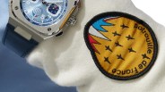 A watch on a pilot's sleeve