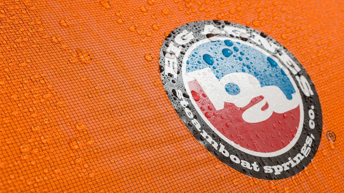 closeup of wet Big Agnes HyperBead Fabric