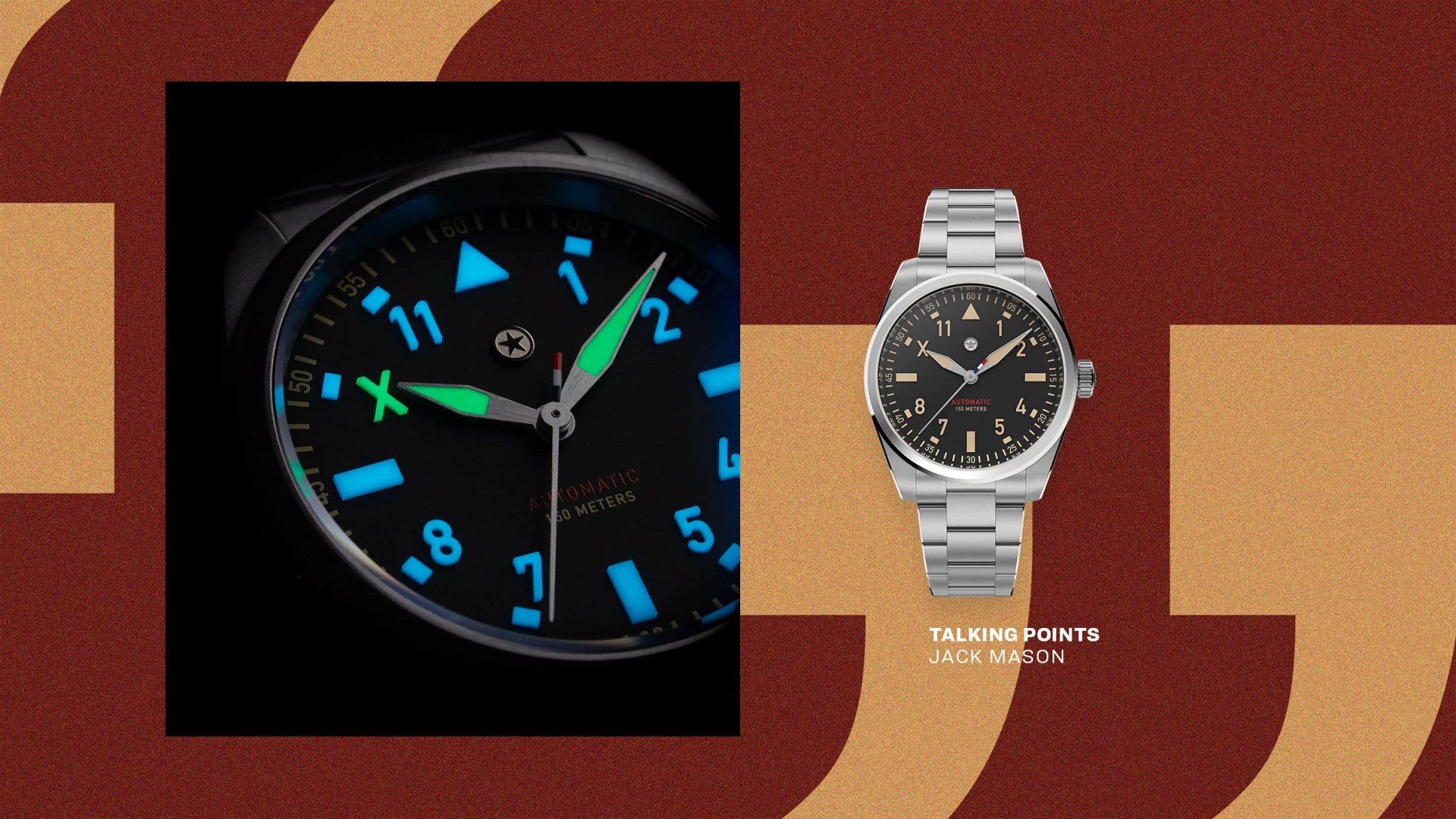 Talking Points Jack Mason 10 Year Anniversary Pursuit Pilot watch