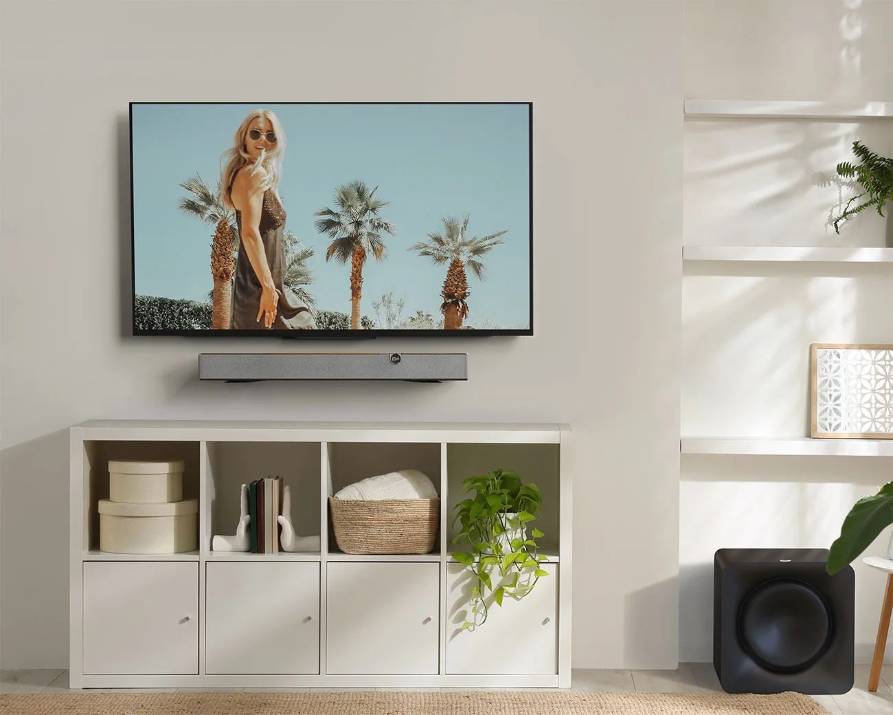Klipsch Flexus Core 100 soundbar in walnut