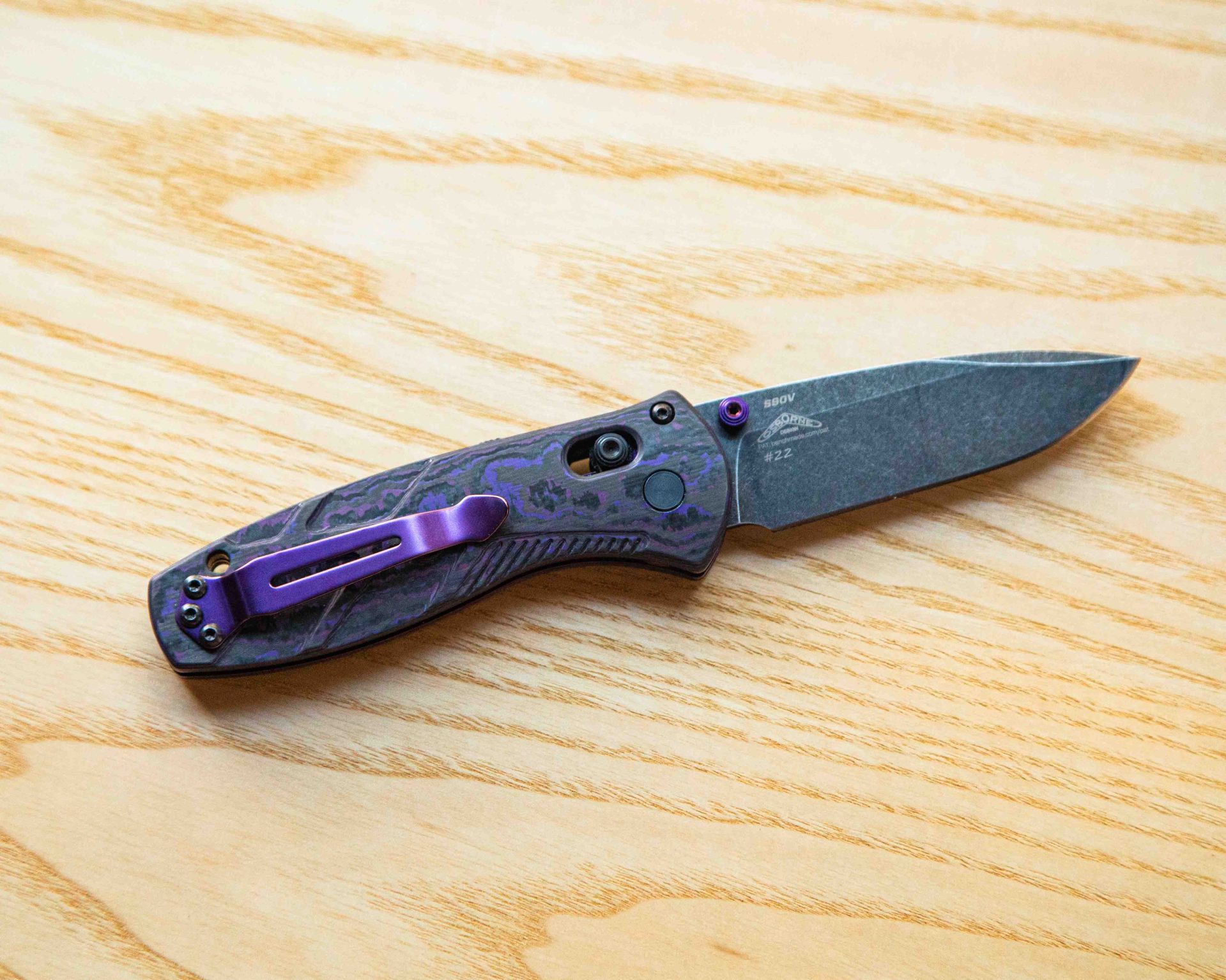benchmade gold class mini barrage pocket knife