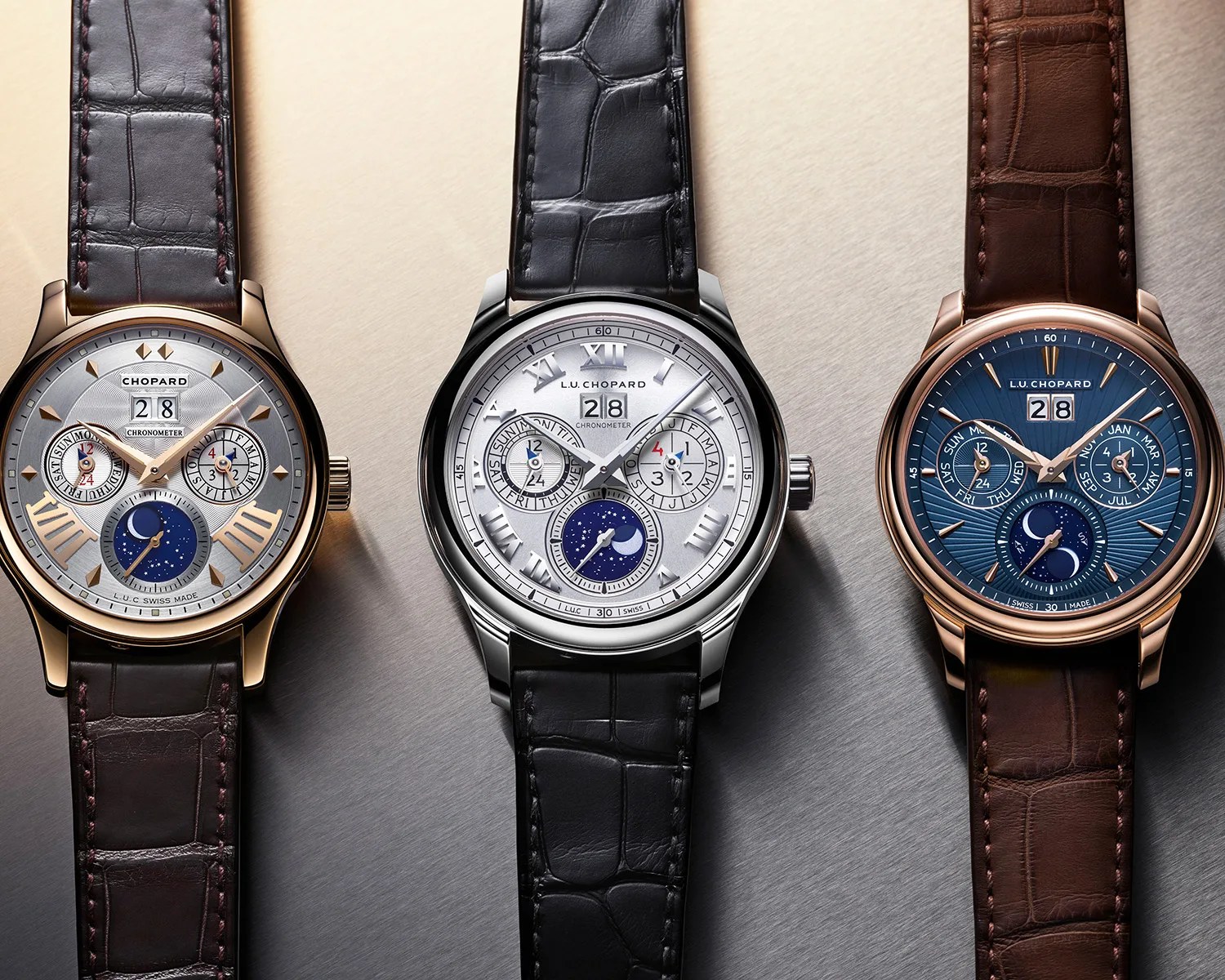 three perpetual calendar chopard dress watches
