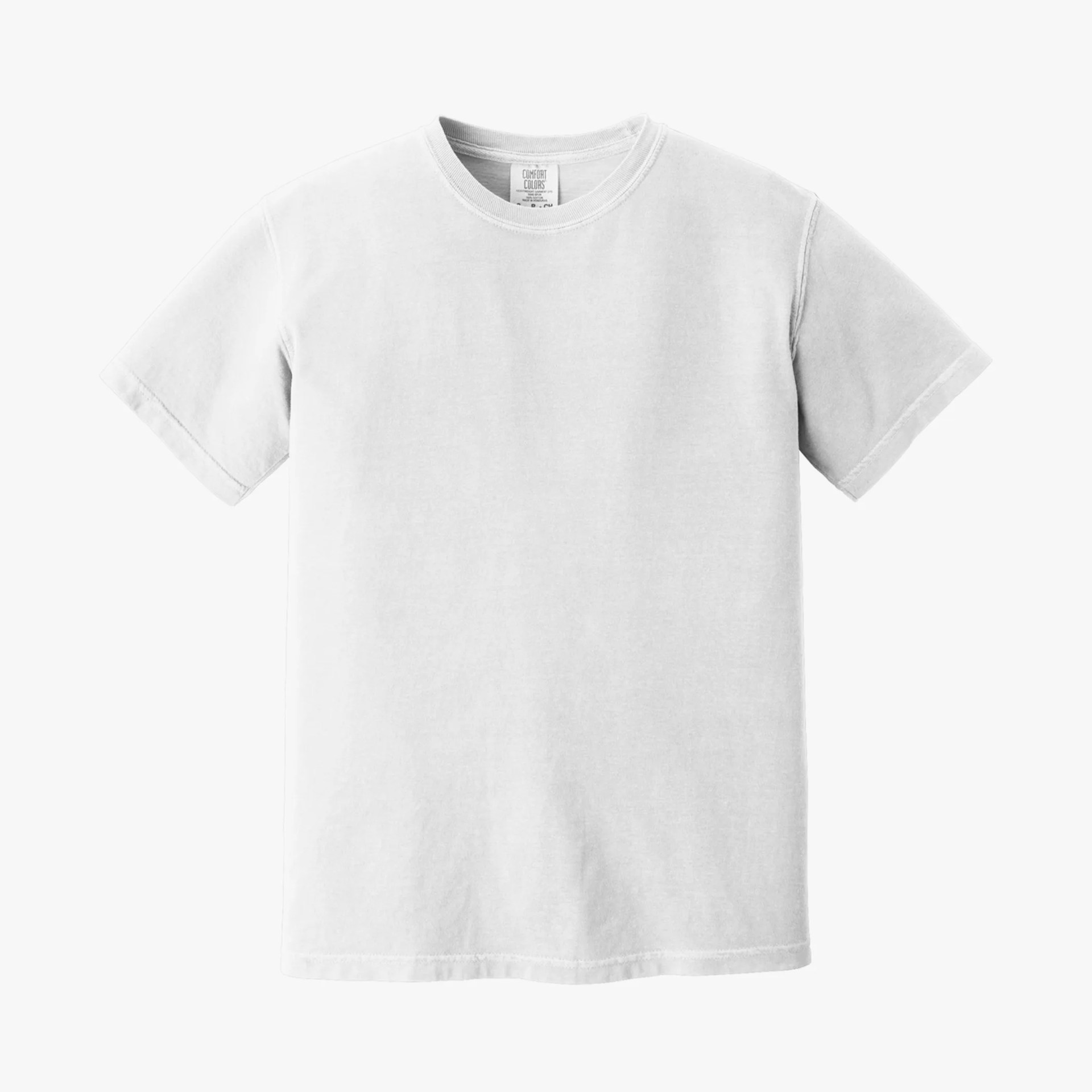 a plain white t-shirt