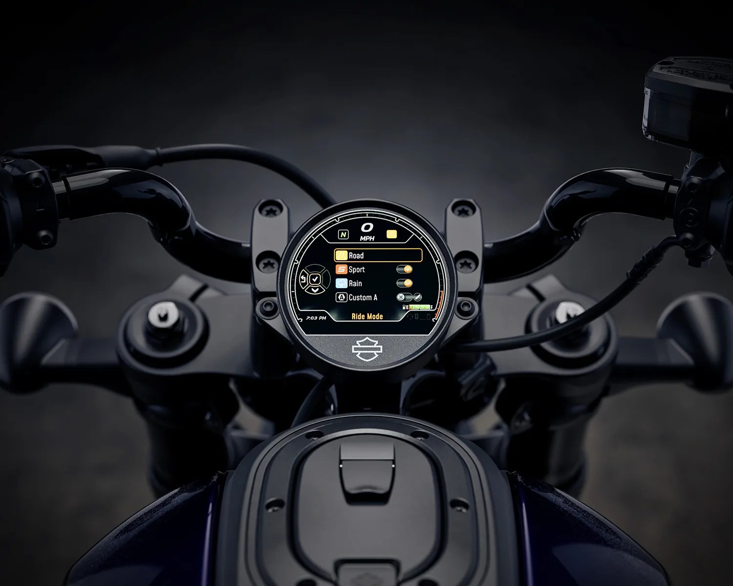 harley davidson sportster s dash