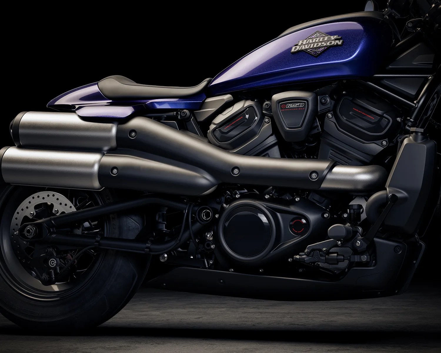 harley sportster s power and pipes