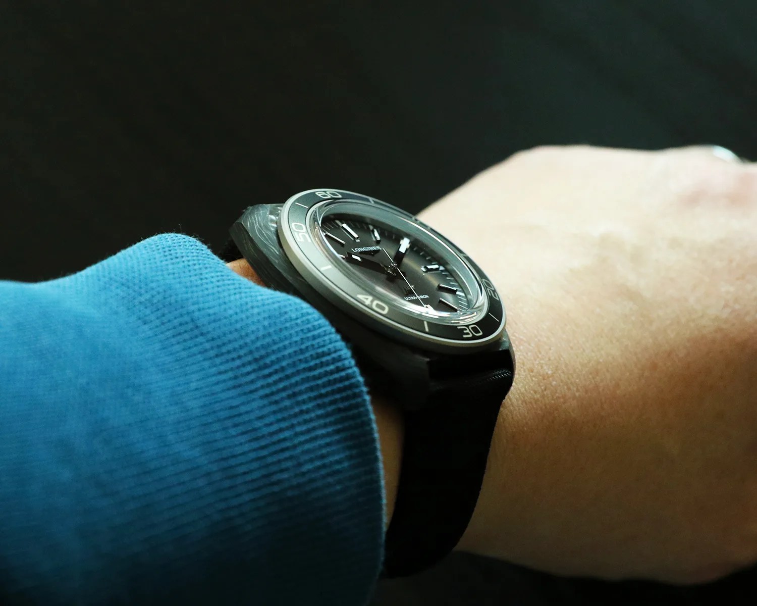 a longines watch on a mans wrist