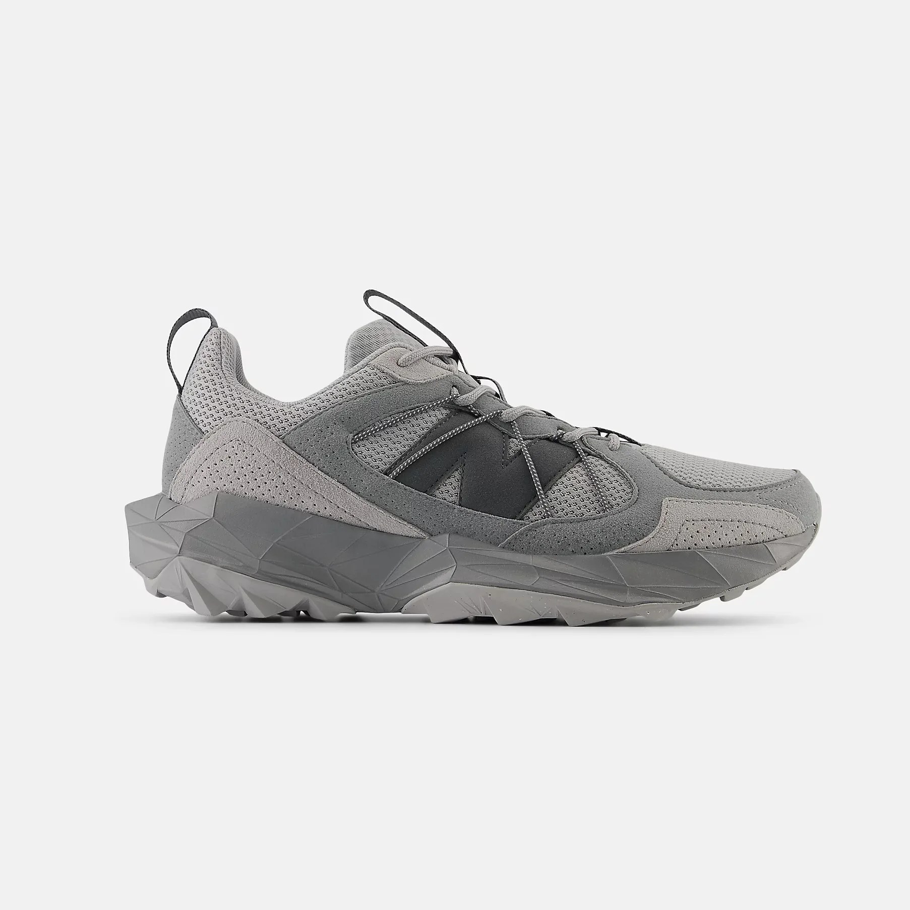 gray new balance hiking shoe