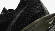 black nike shoe