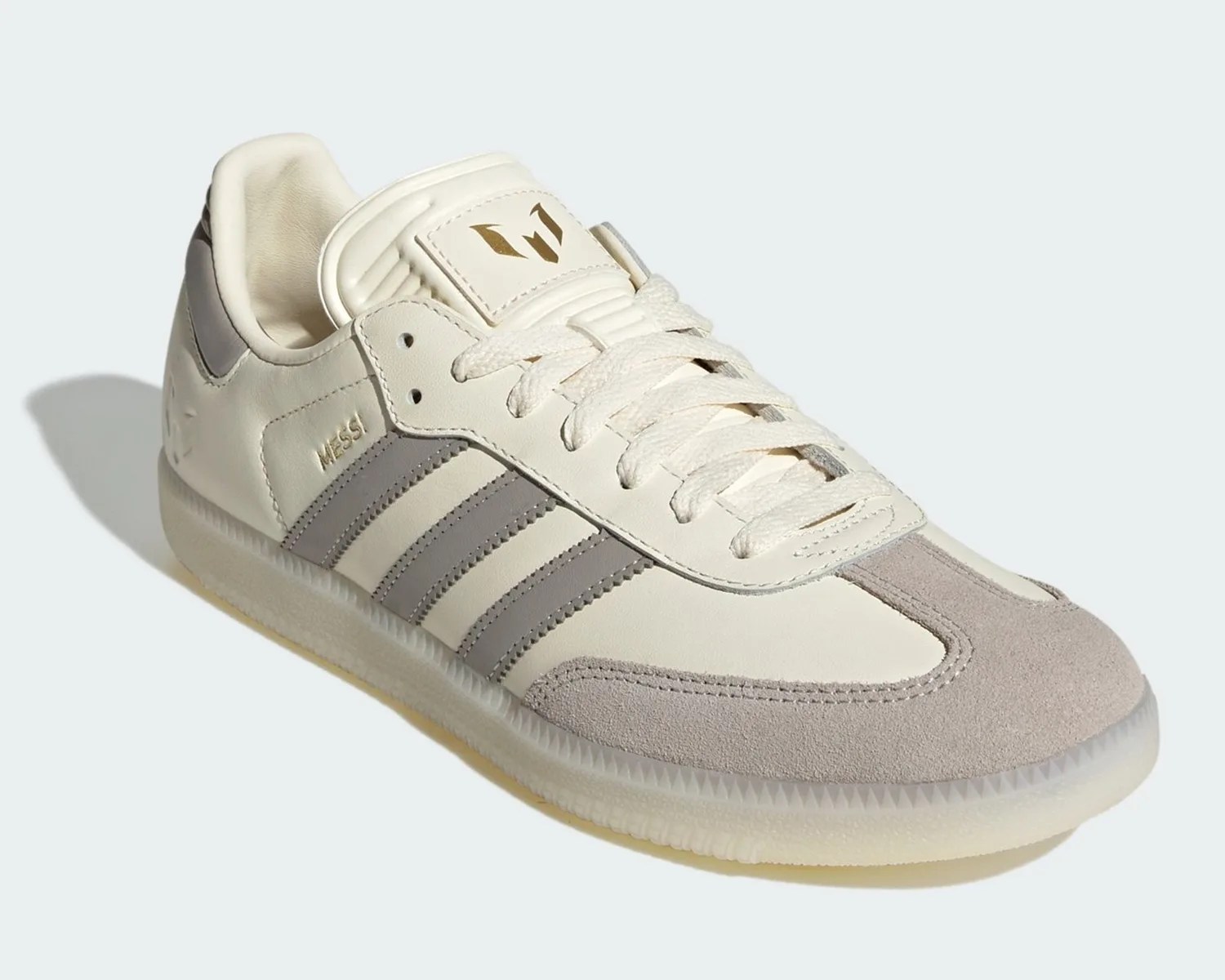 Front of a white sneaker