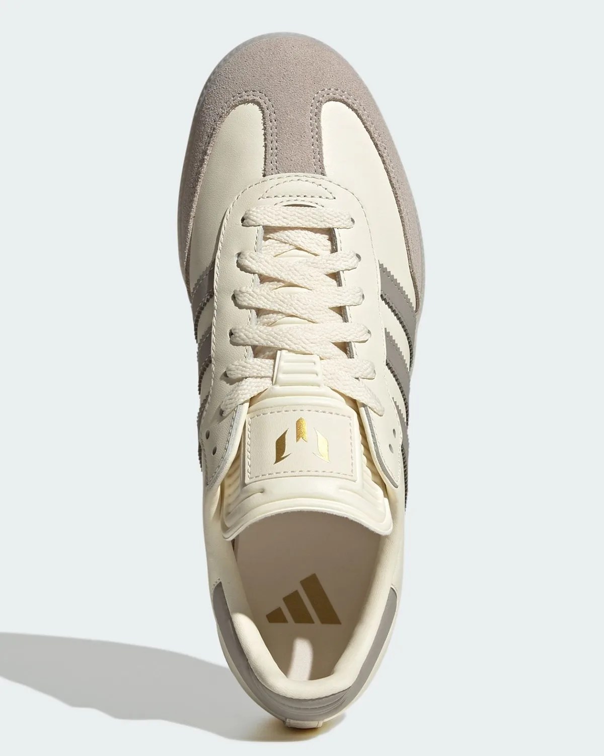 Top of a white sneaker