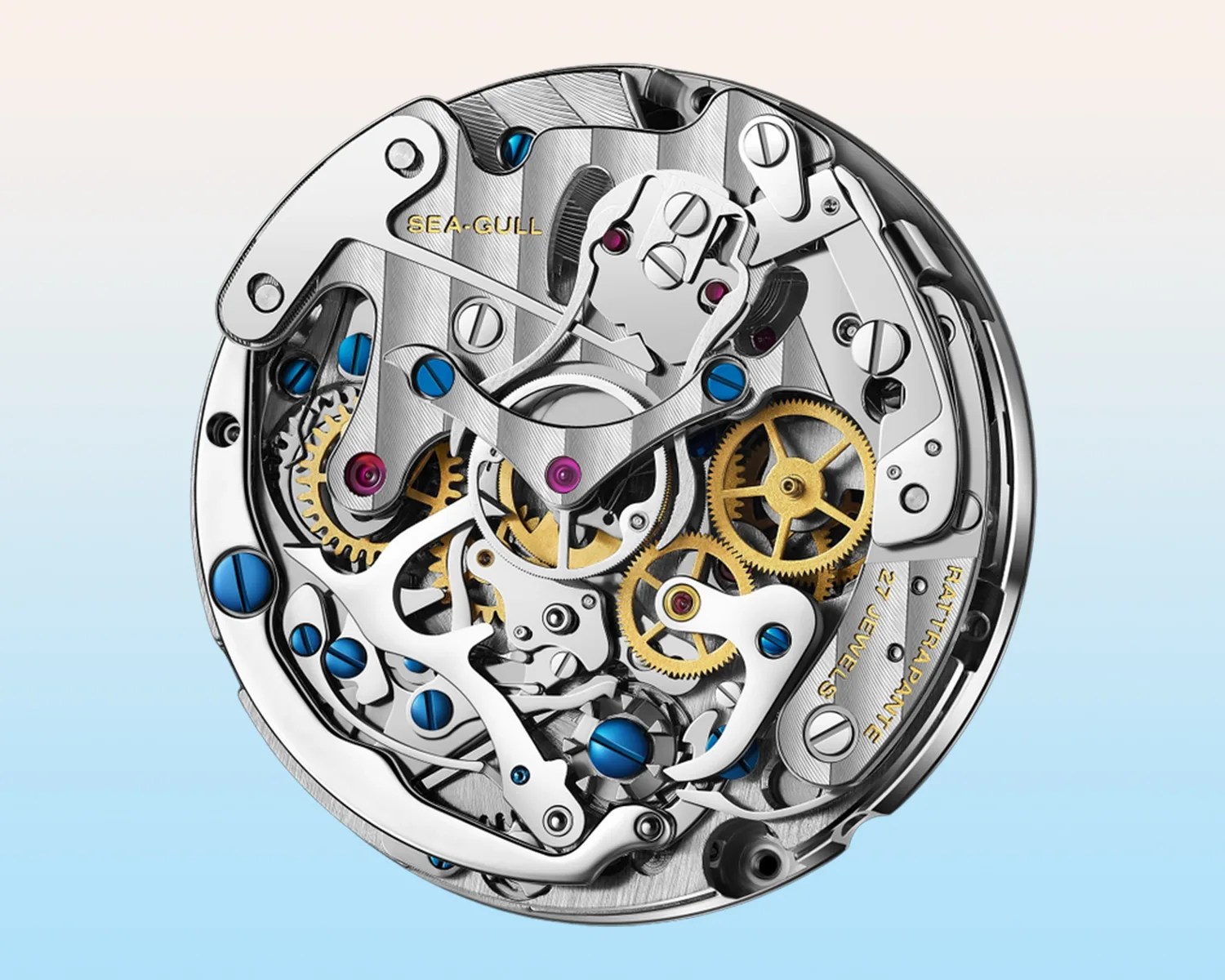 a seagull mechanical chronograph movement