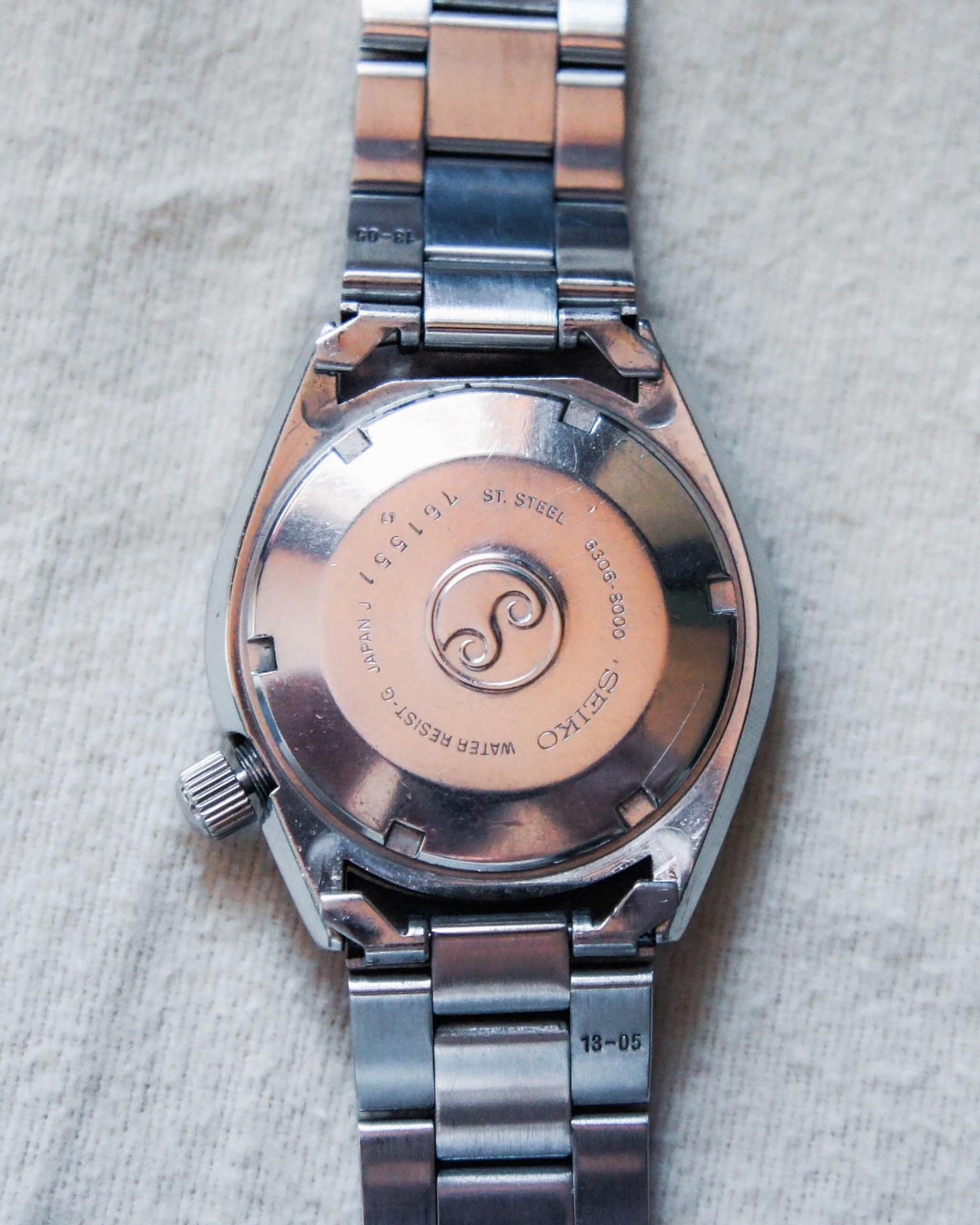 case back of a watch