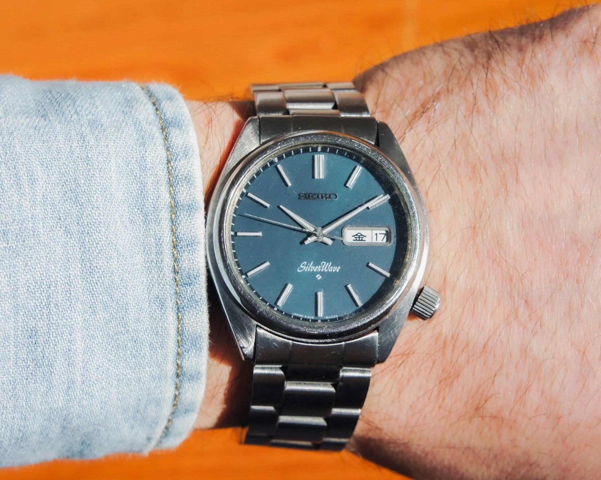 a watch on a man's wrist