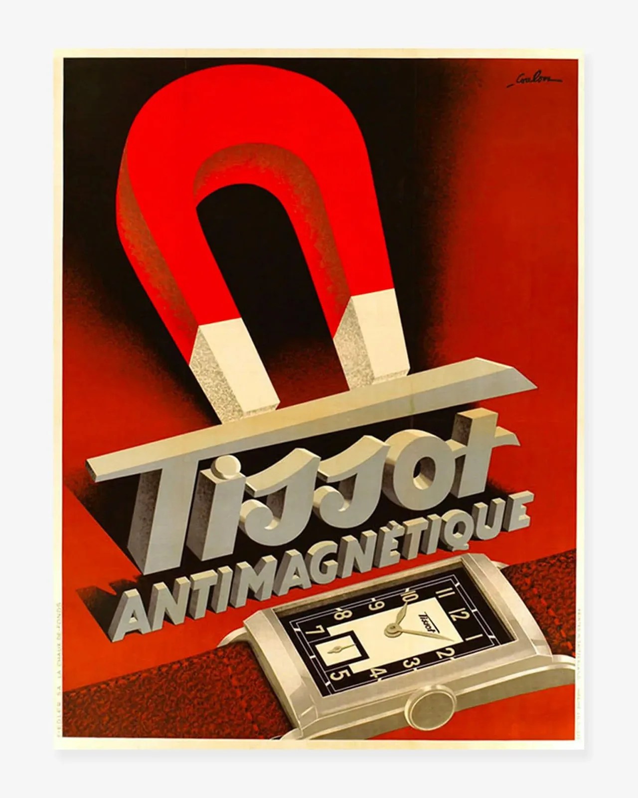 vintage ad of tissot watch