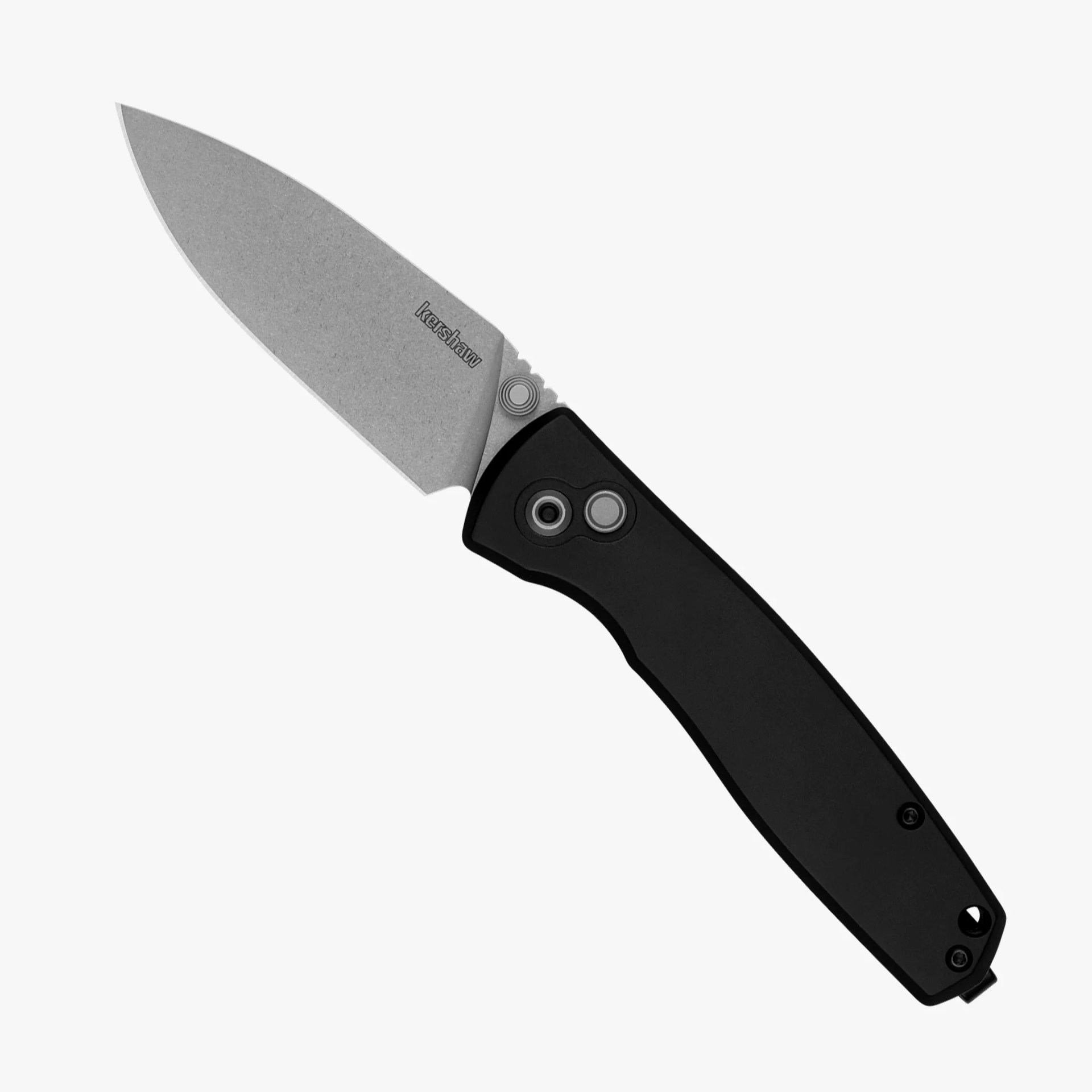 Kershaw Kindred knife on gray background