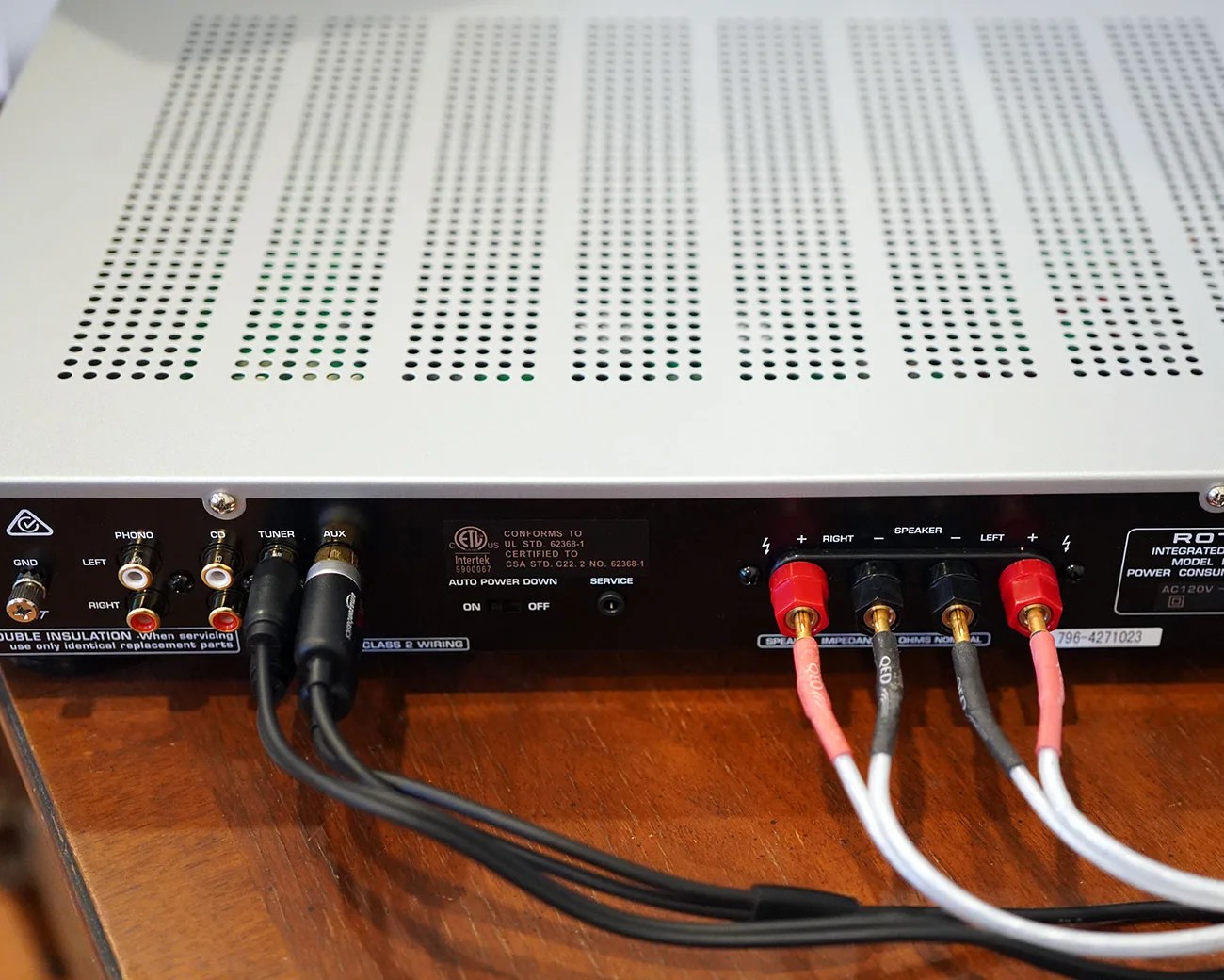 Rotel A8 integrated amplifier
