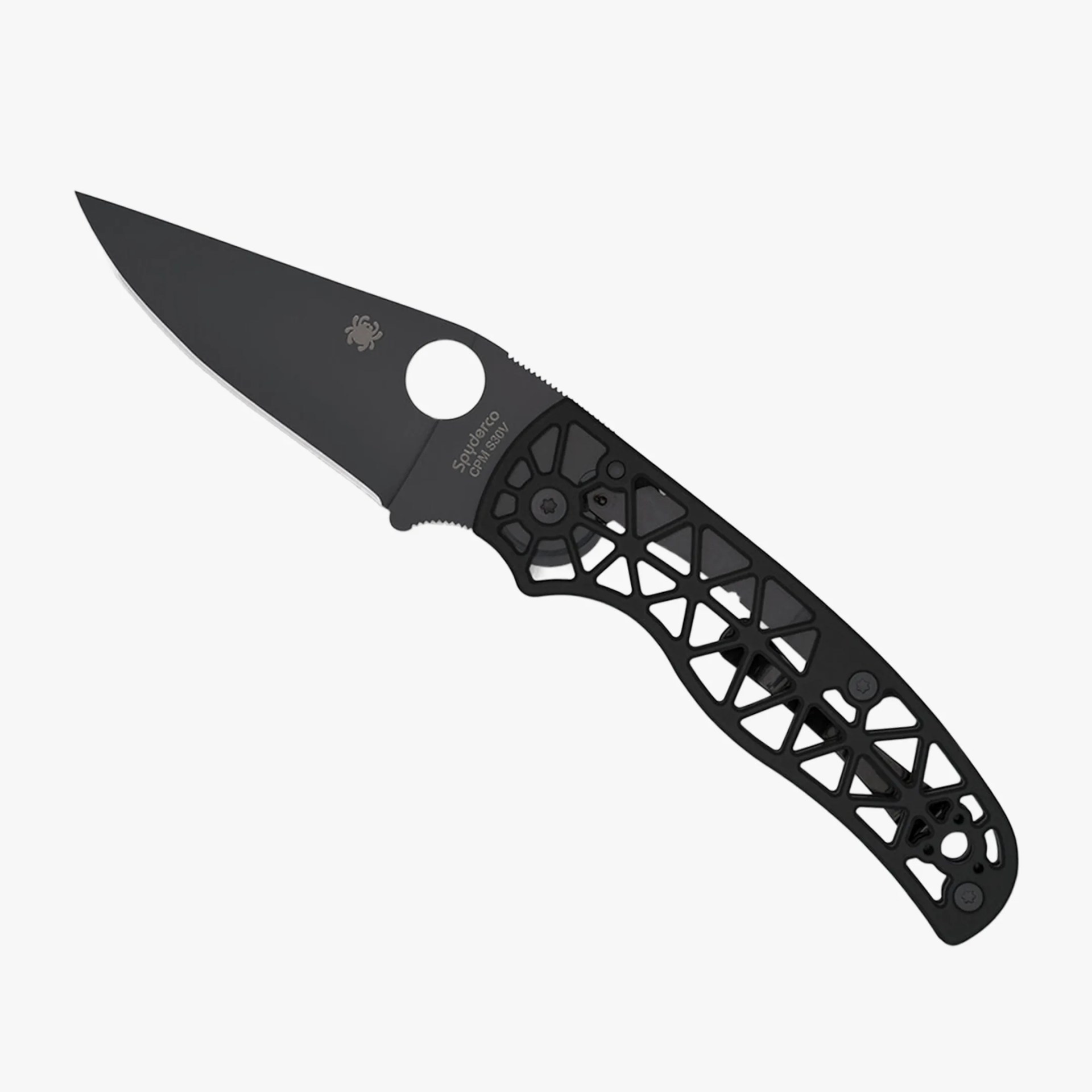 Spyderco Edgerati knife on gray background