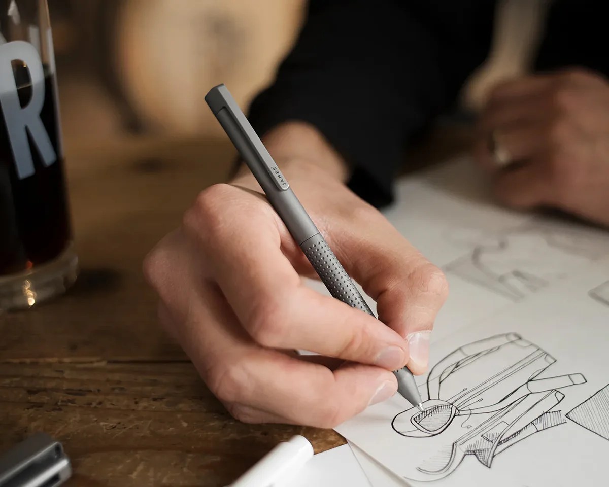Hand drawing with The James Brand The Bolen EDC Pen