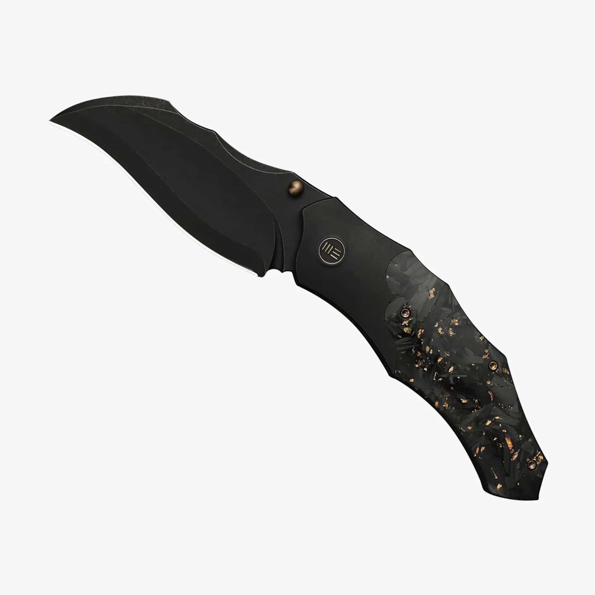 We Knife Orc Boss knife on gray background